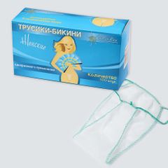 Трусики для эпиляции женские, белый (уп.100шт) White line