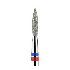 Бор алмазный стомат.  104.243.080.021G синий-красный 866  (пламя) РосБел