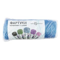 Фартук пласт. в рулоне (200шт) синий 60х76см Dental Formula