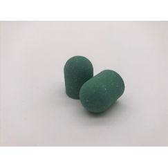 Колпачки абразивные на пластиковой основе, одноразовые для педикюра, 16*25, зернистость мелкая 240грит