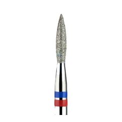 Бор алмазный стомат.  104.243.080.021G синий-красный 866  (пламя) РосБел