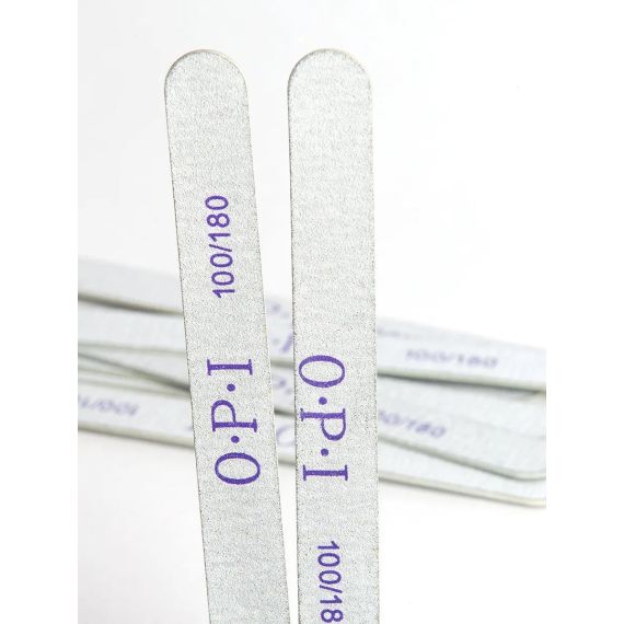 Пилка OPI на деревянной основе 100/180 (уп.50шт) размер 17,8х1,9х0,12см