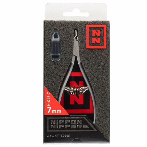 Кусачки для кутикулы N-05S-7 (лезвие 7мм, спир.пружина, 113мм) Nippon Nippers