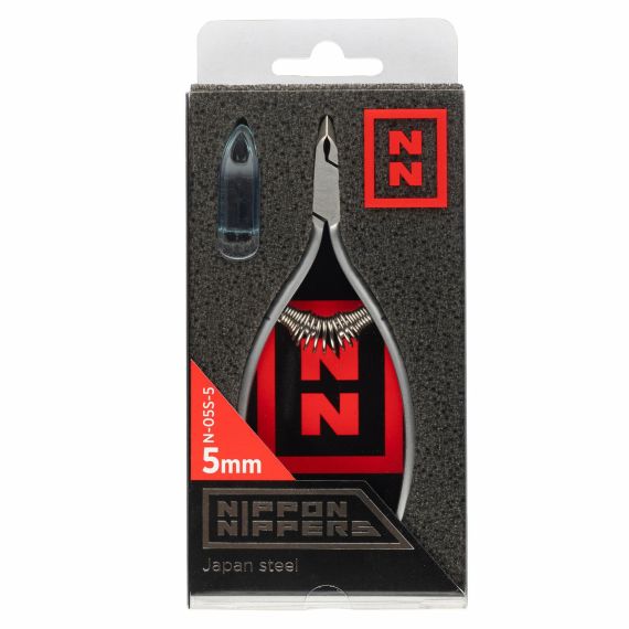 Кусачки для кутикулы N-05S-5 (лезвие 5мм, спир.пружина, 115мм) Nippon Nippers