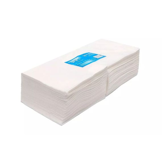 Салфетка 30*30 спанлейс белый (пачка 100шт) White line