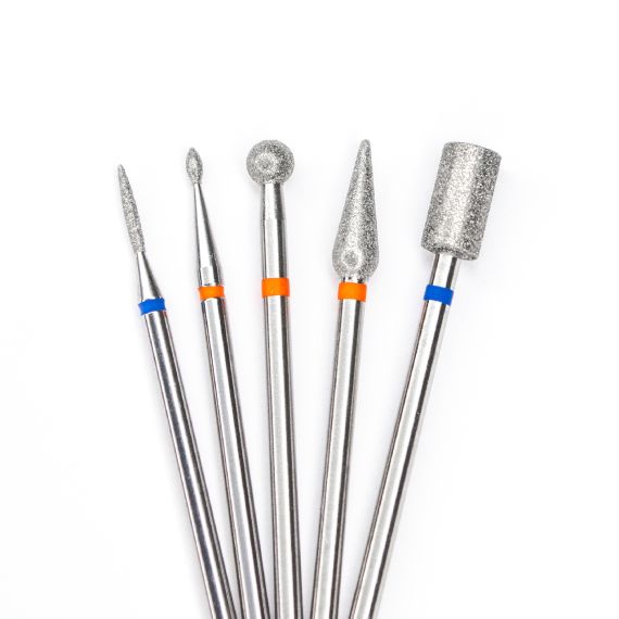Набор алмазных головок для педикюра Аппаратный педикюр от А до Я (5шт) КМИЗ